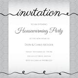 Classic Cursive - Invitación Para Inauguración De Casa Nueva